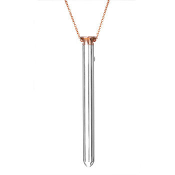 #3 - Crave erotisk halssmykke - Vesper vibrator necklace rose gold