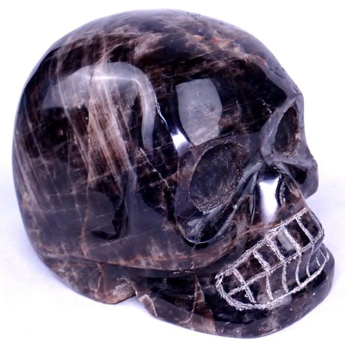 Se High-quality black quartz skull hos Altideals