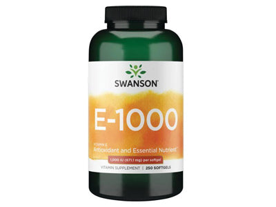 Image of Natural Vitamin E 1000iu 250 softgels ( AS-D- ALPHA TOCOPHERYL ACETATE )