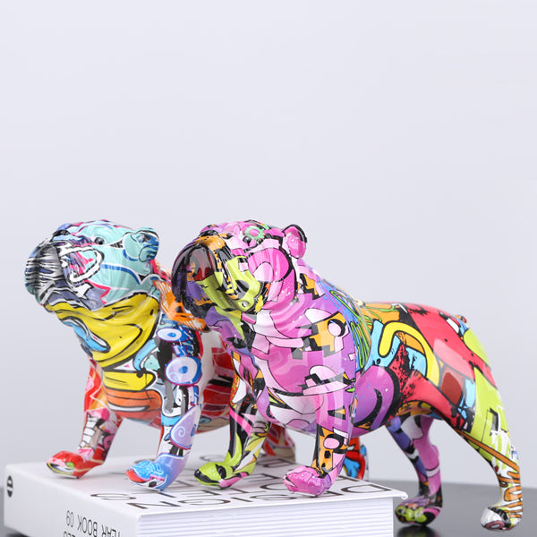 Se Model Bulldog - Kreative farverige figurer 2 farver hos Altideals
