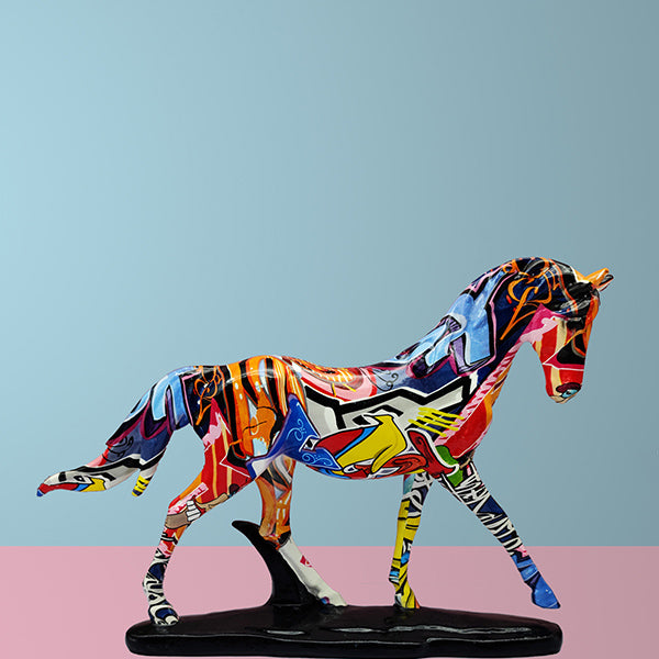 Billede af Model Hest B - Kreative farverige figurer