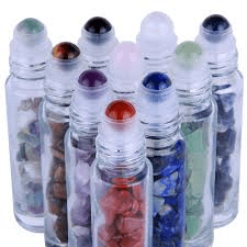 Se 3. stk. Gemstone Glass Roller Bottles hos Altideals