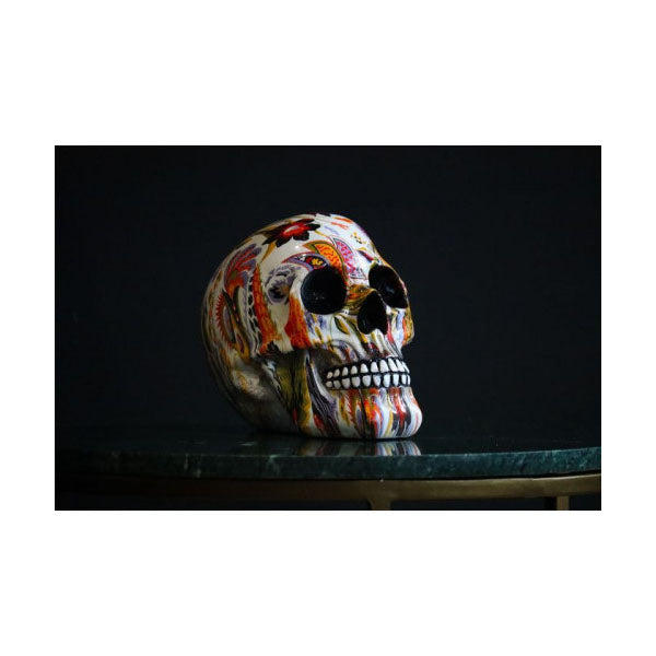 Billede af Mexican skull, richly decorated
