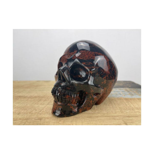 Billede af Mahagony obsidian skull (Memento mori)