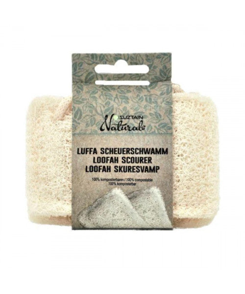 6: Suztain Naturals - Skuresvamp af Loofah 2-pak