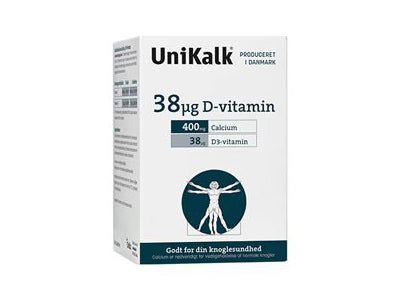 Se Kalk 38 µg ( Calcium ) D-vitamin (180 tabletter) hos Altideals
