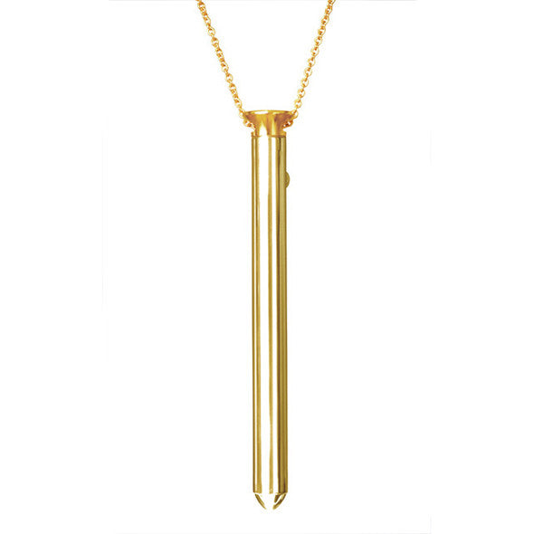 #3 - Crave erotisk halssmykke - Vesper vibrator necklace gold