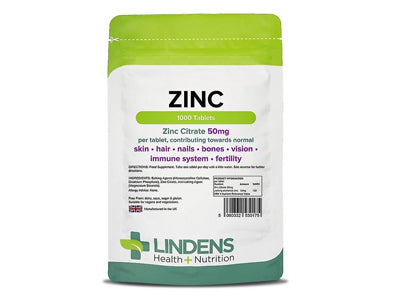 Image of Zink Citrat 1000 stk. 50 mg ( Lindens )