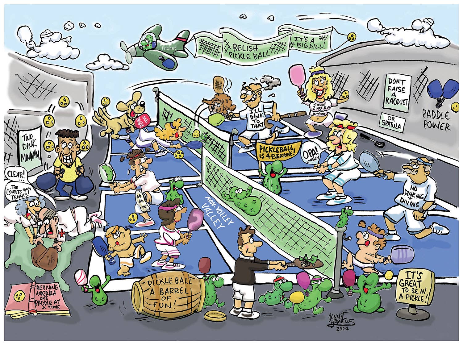Pickleball Play 1000 pc Puzzle