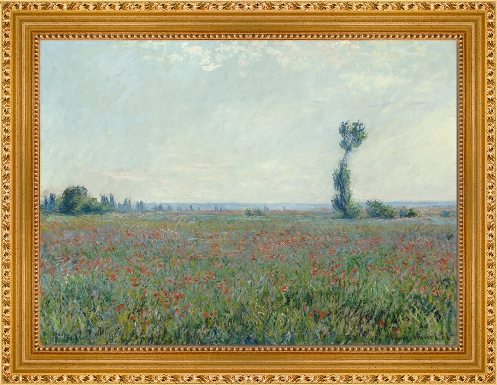 Claude Monet - Poppy field | Giclée op canvas