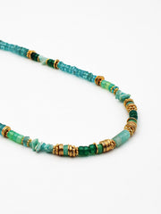 Collier heishi - Gamme Charlotte - L'Atelier des Dames - Apatite