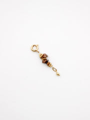 Rhodonite stem charm