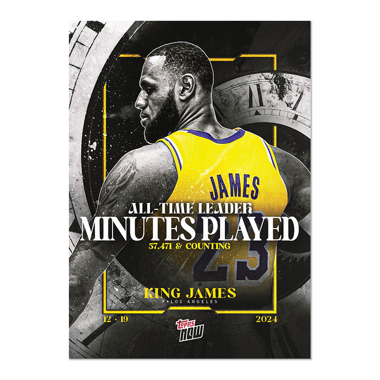 LeBron James  - 2024-25 Topps NOW® Basketball Card 10 - PR: 8573