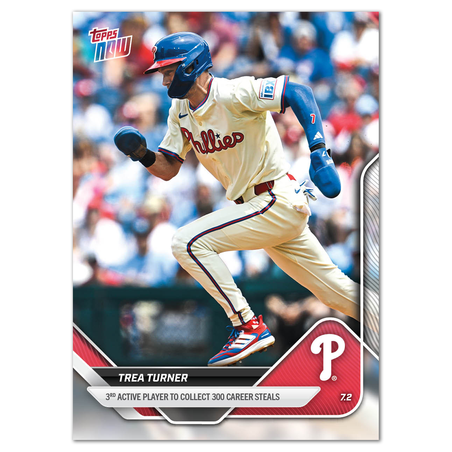 Trea Turner - 2025 MLB Topps NOW® - Card 376 - PR: 944