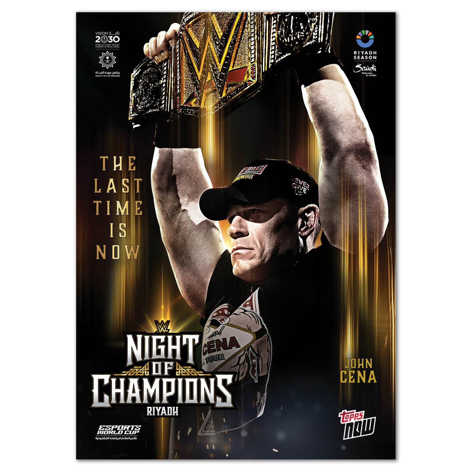 John Cena - 2025 WWE Topps NOW® - Card NIOC  - PR: 2139