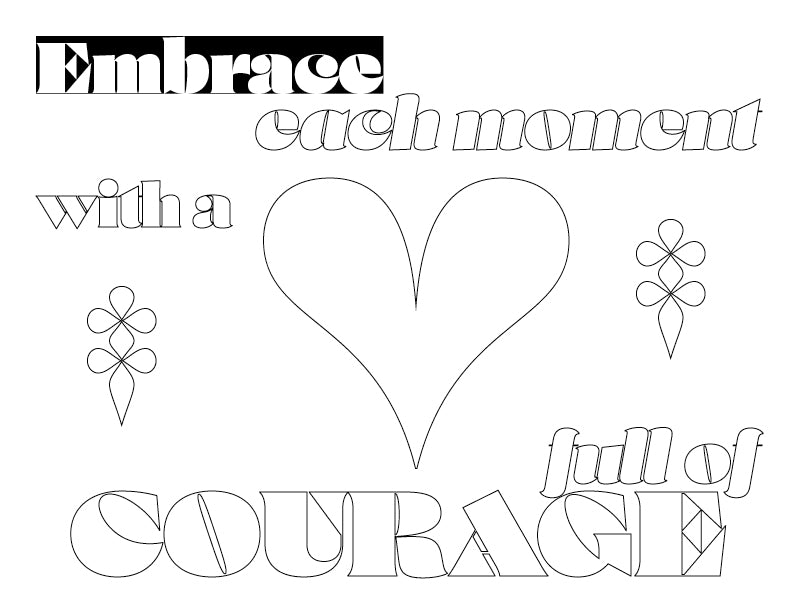 Courage Coloring Activity for Elderly Adults with Dementia or Alzheimer's