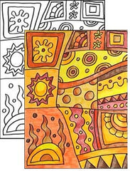 Adult Coloring Page Activity for Dementia and Alzheimer's