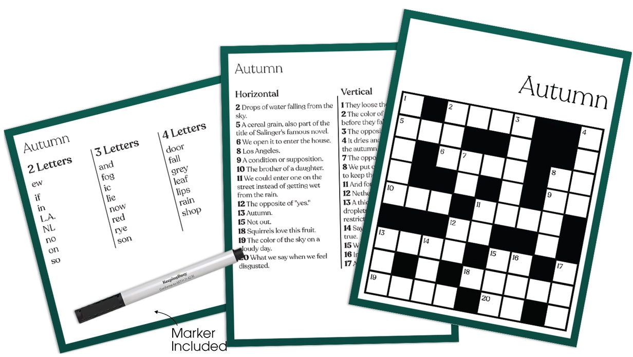 crossword dementia puzzles for older minds