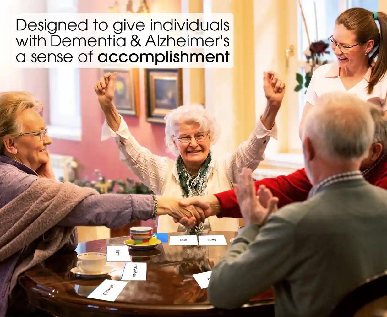 gives people with dementia and Alzheimer's a sense of accomplishment