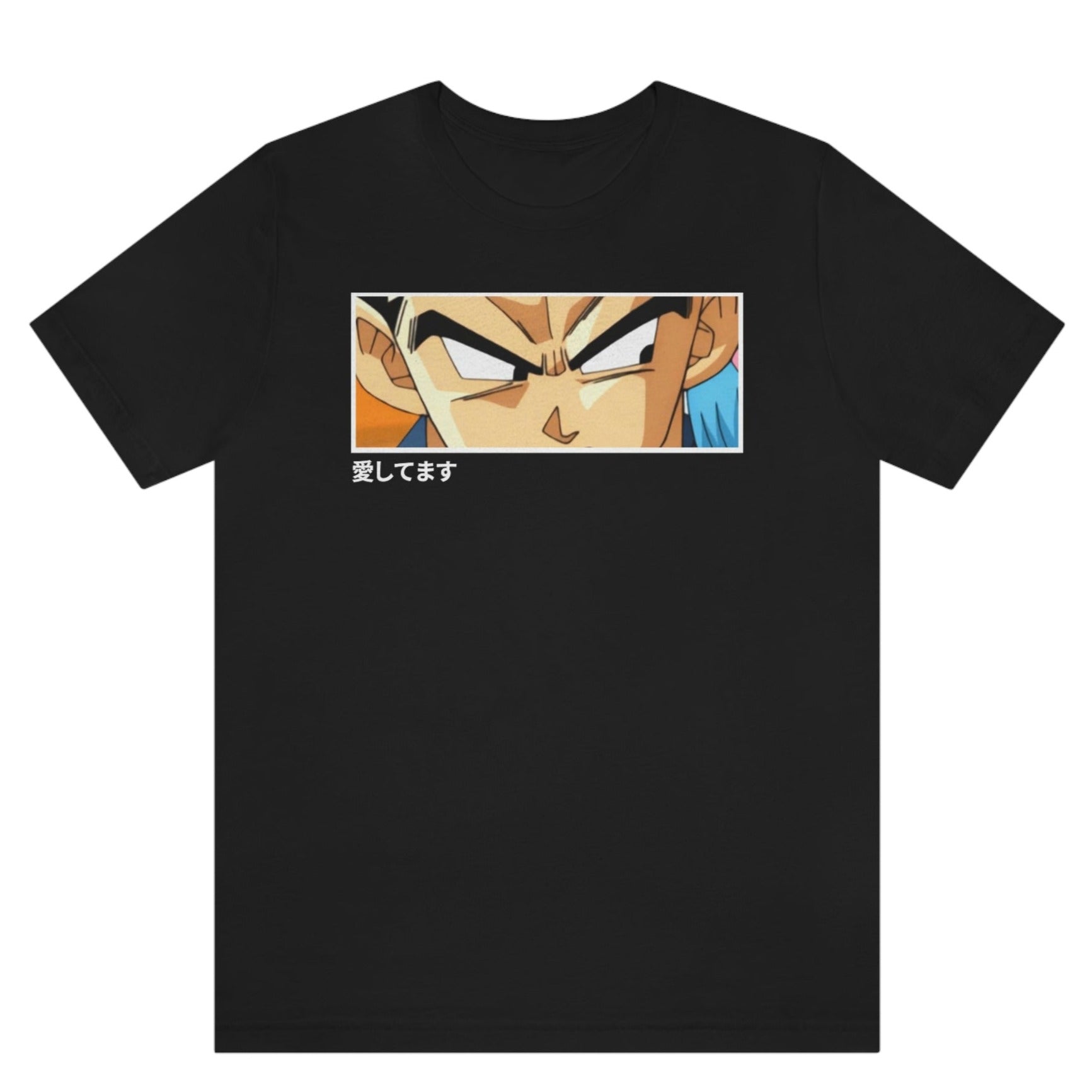 Vegeta Eyes Tee - Anime Style Streetwear