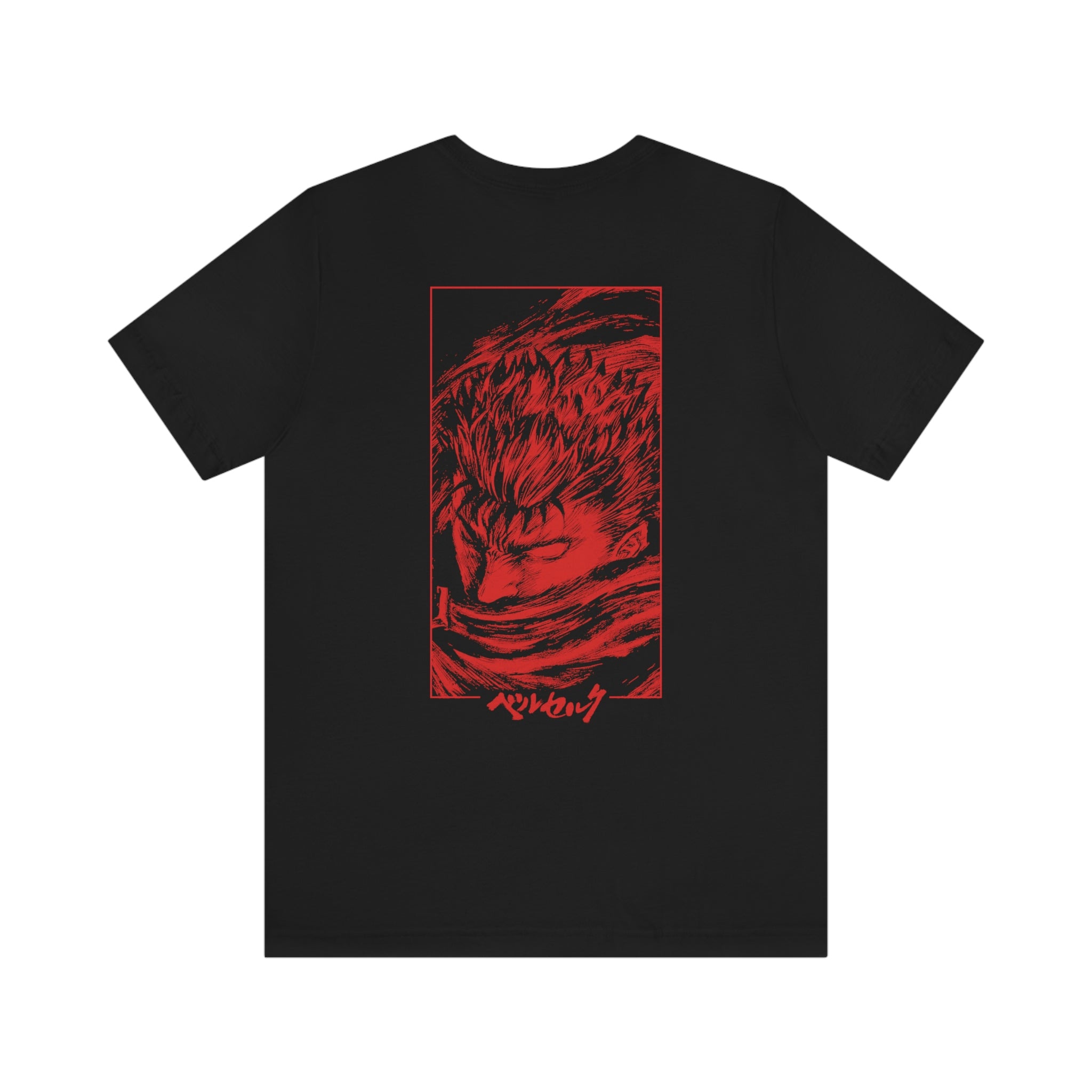 BackPrint Berserk Storm Tee - Anime Style Streetwear