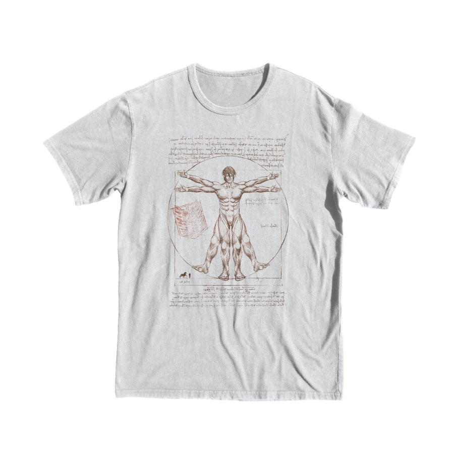 Vitruvian Eren Tee - Anime Style Streetwear