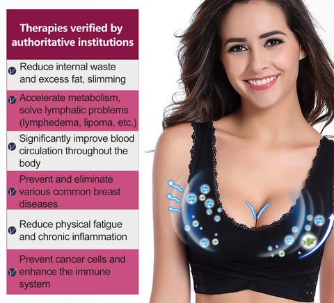 Oveallgo™ Tourmaline Shaping Wireless Silky Bra