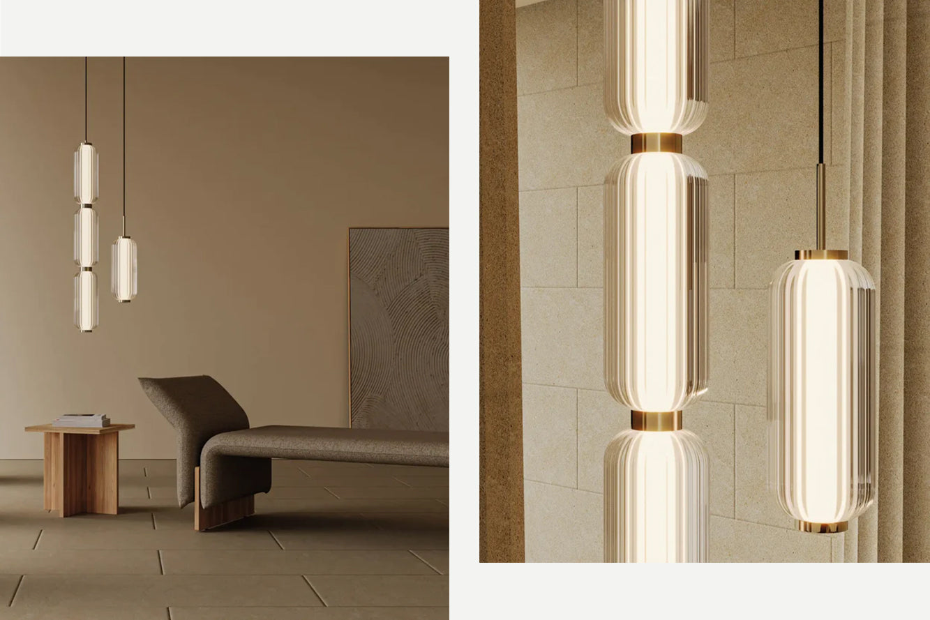 Elma 1lt & 3lt Pendant Light by Aromas Del Campo | Nook Collections