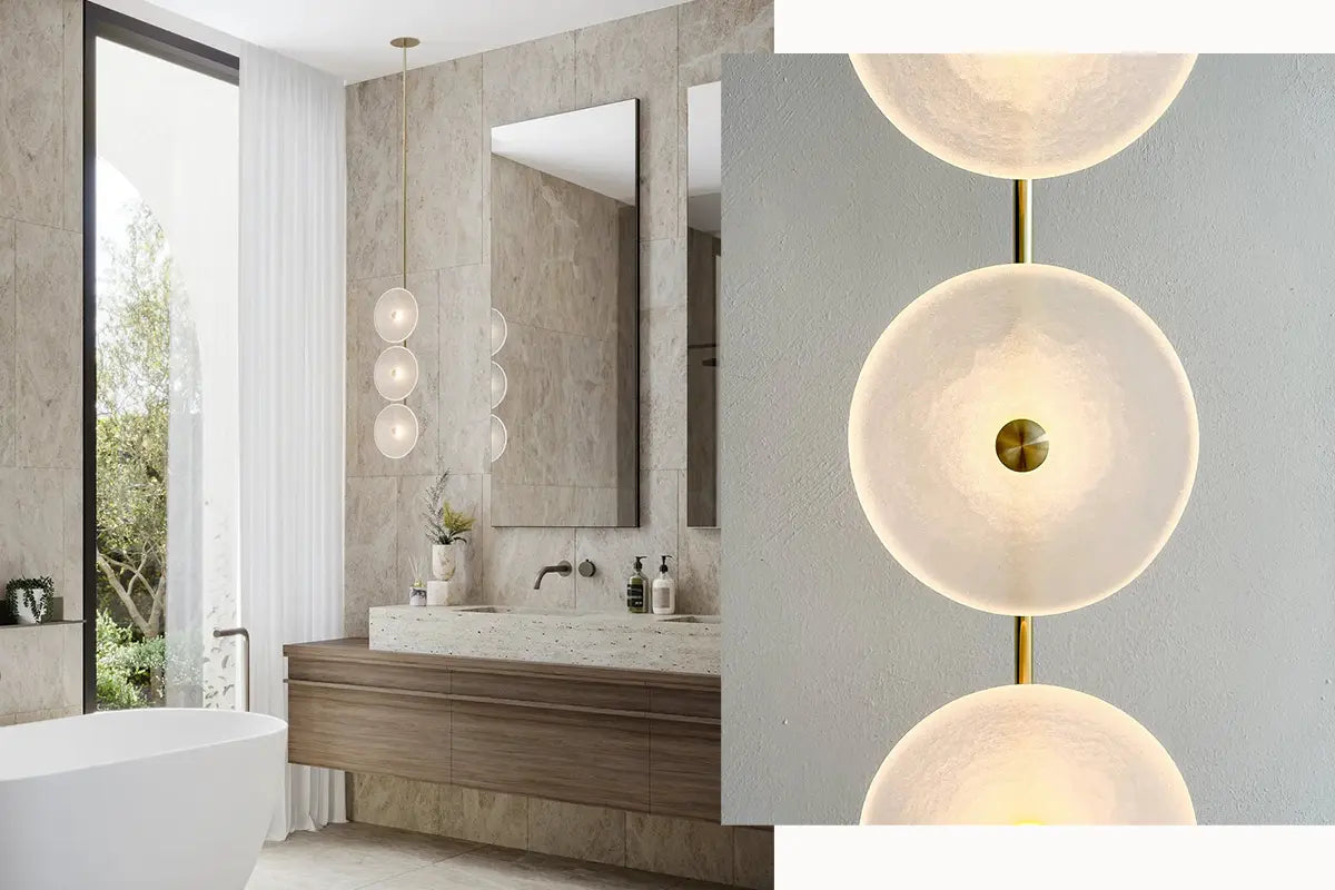 Coral Trio Pendant Light by Soktas - Featured as a luxury bathroom light.