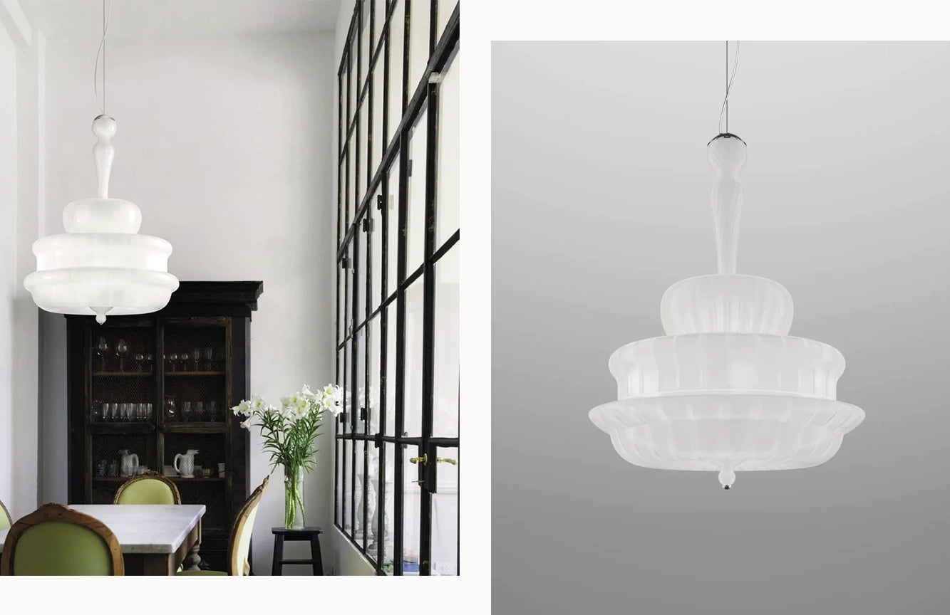 Novecento Pendant Light | Frosted Glass Pendant Light | Nook Collections