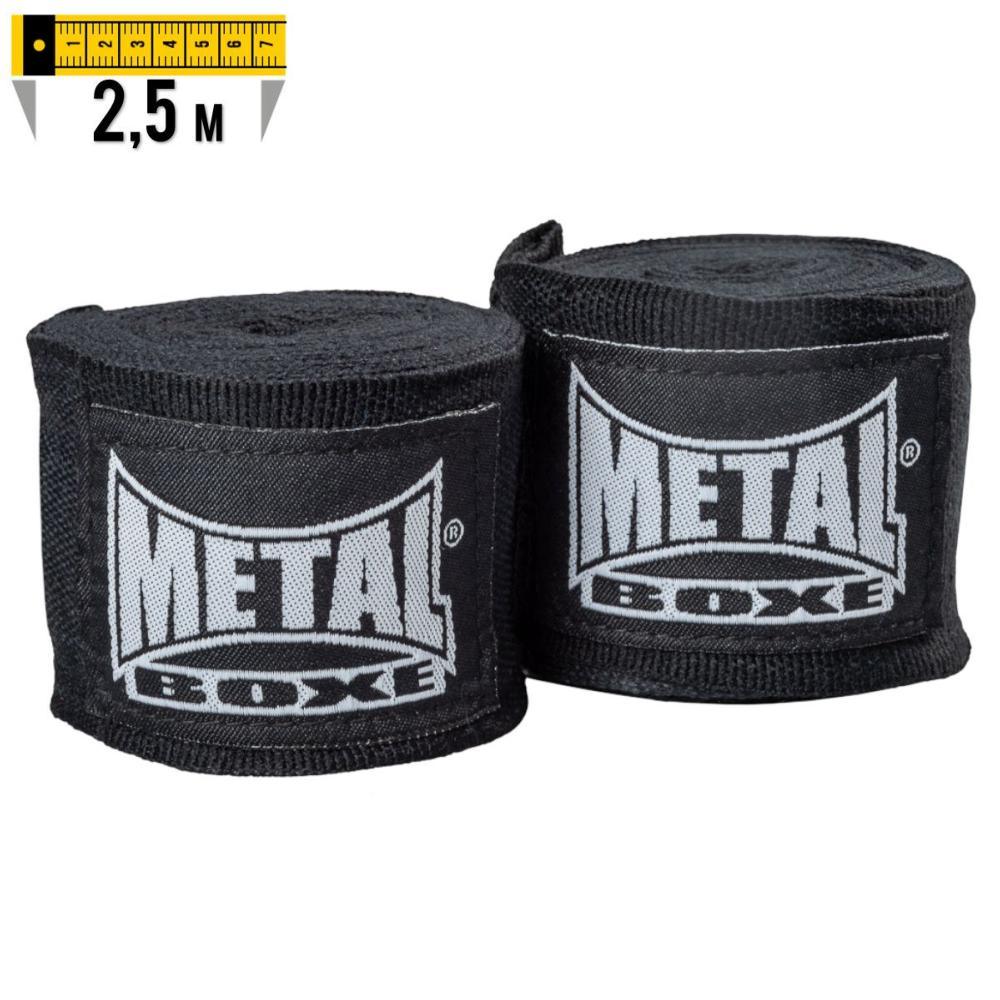 Bandes de boxe Everlast noir 4m50 - bandage boxe anglaise ou amateur