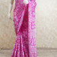 Magenta Color Embroidered Work Lucknowi Chikankari Saree (With Blouse - georgette) MC251772