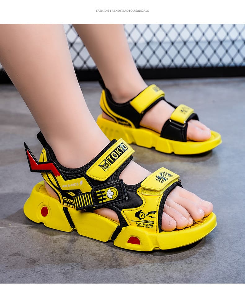 Sandália Tema Pokemon Pikachu