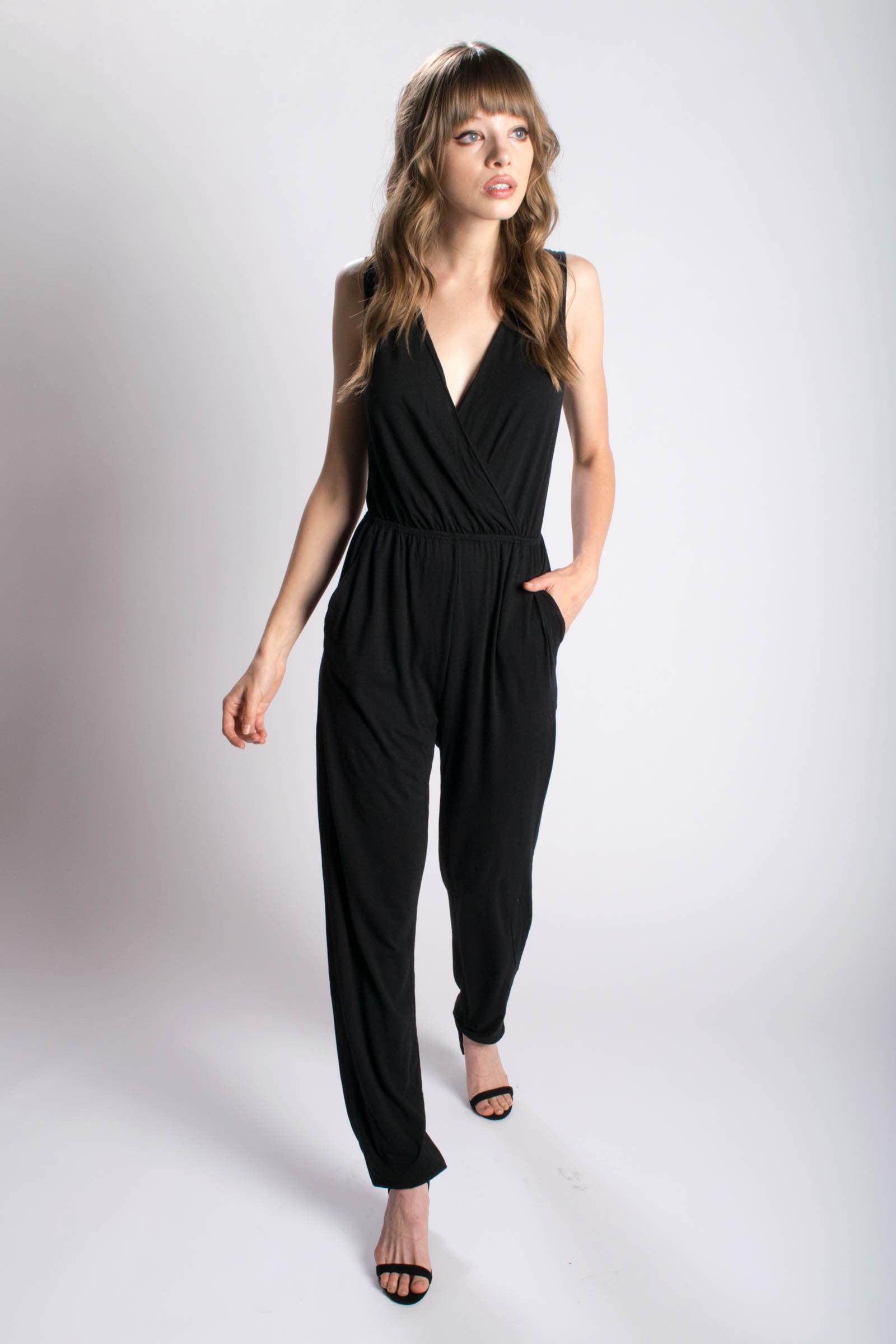 Tapered-Leg Jumpsuit - Orgotton – Bead & Reel