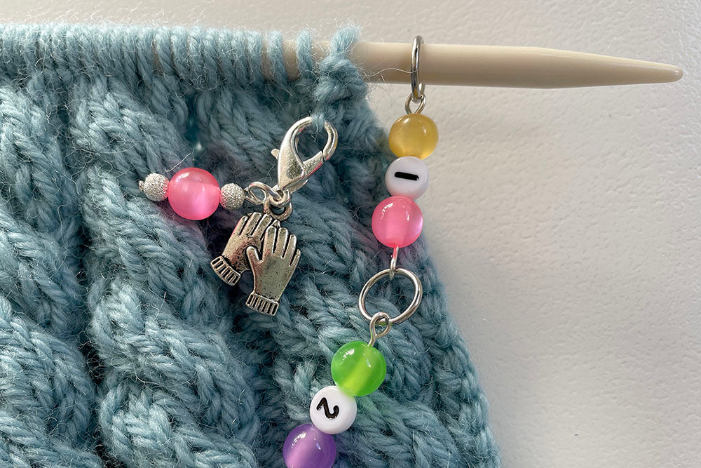 DIY Knitting Row Counter and Stitch Marker – Affordable Jewellery