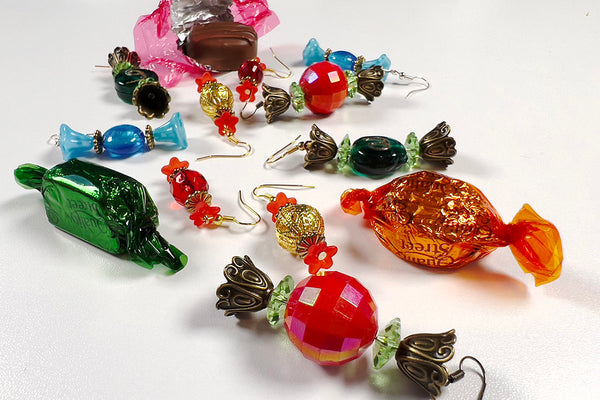 Christmas Candy Earrings