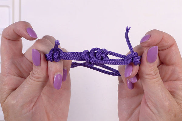 Stretch Bracelet Knot Step 11