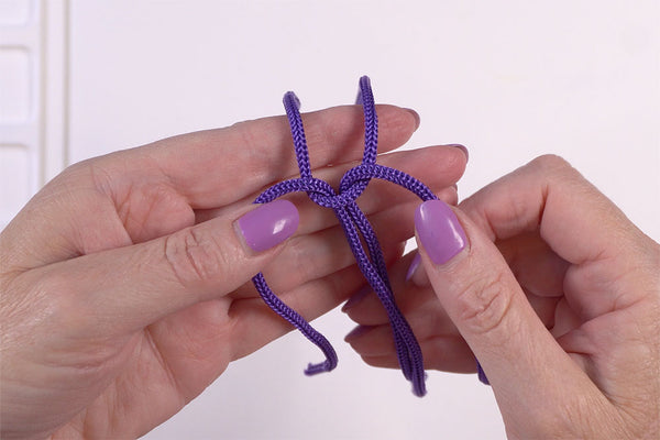 Stretch Bracelet Knot Step 2
