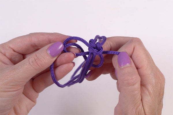 Stretch Bracelet Knot Step 7