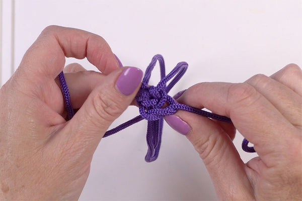Stretch Bracelet Knot Step 8
