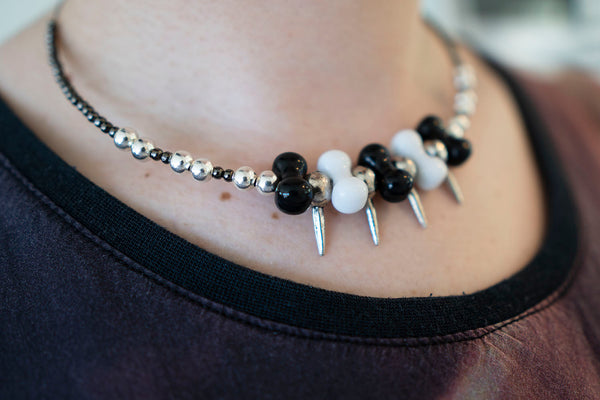 Spikes and Bones Necklace