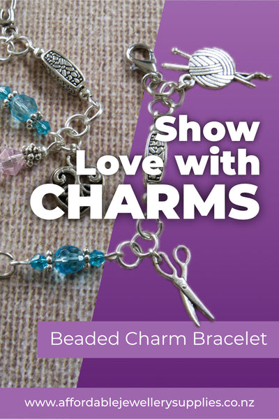 Beaded Charms Bacelet Tutorial