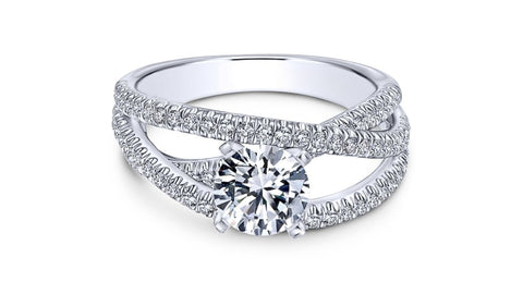 Contemporary Diamond Ring