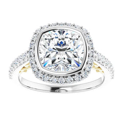 Cushion Diamond Engagement Ring