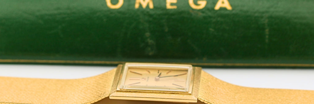 Gold Omega Watch