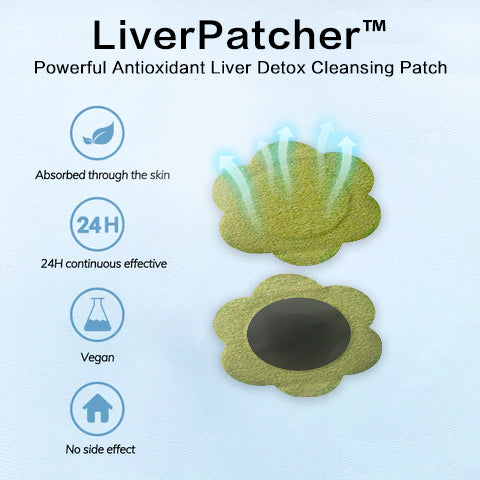 Liverpatcher™ powerful antioxidant liver detox cleansing patch