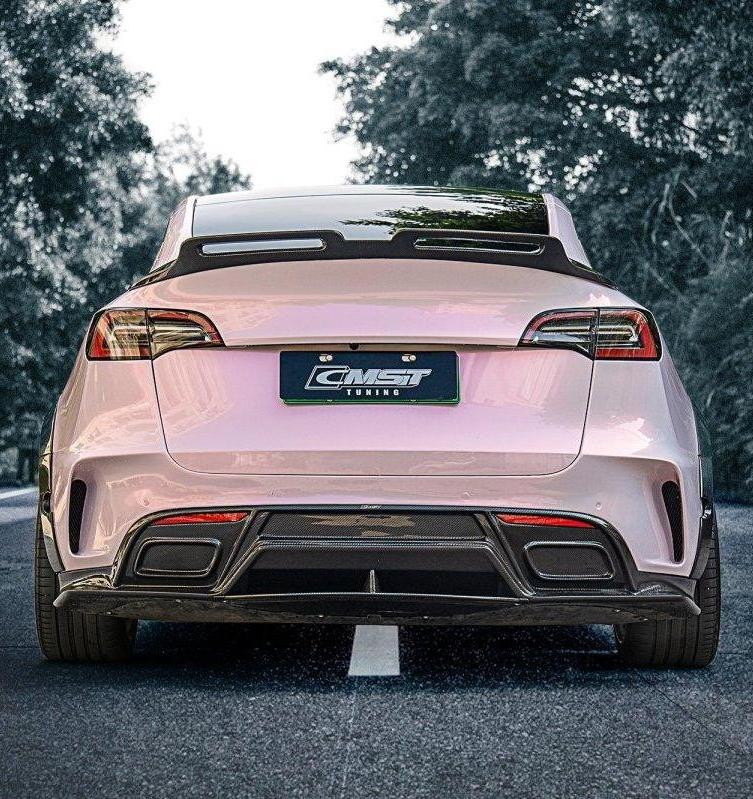 CMST Tuning V3 Rear Diffuser for Tesla Model Y Performance AWD Carbon Fiber/FRP