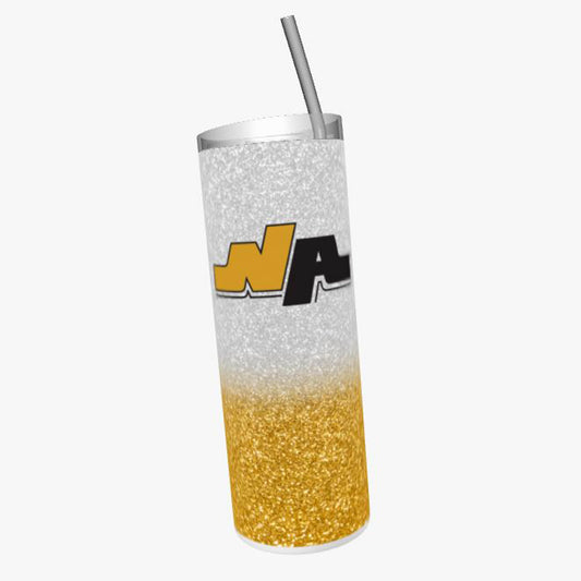 Raiders Glitter Tumbler 