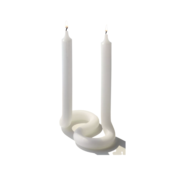 Lex Pott Twist Duo Standing Taper Candle