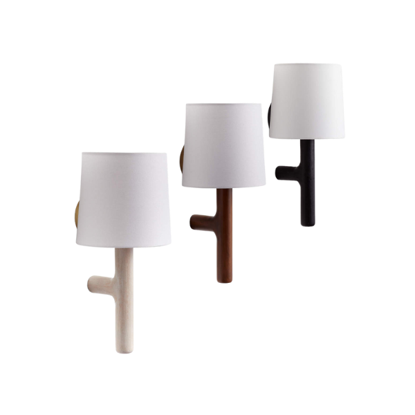 Crate & Barrel Lockeland Wood Sconces